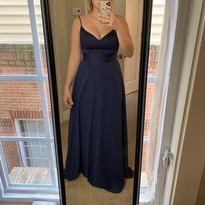 David’s Bridal Bridesmaid Dress in Marine - NWT